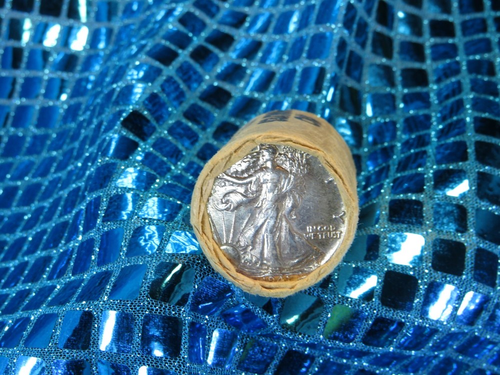 $10 ROLL HALF DOLLAR ROLL 1941 PROOF WALKER END / WALKER P END BIN HF10