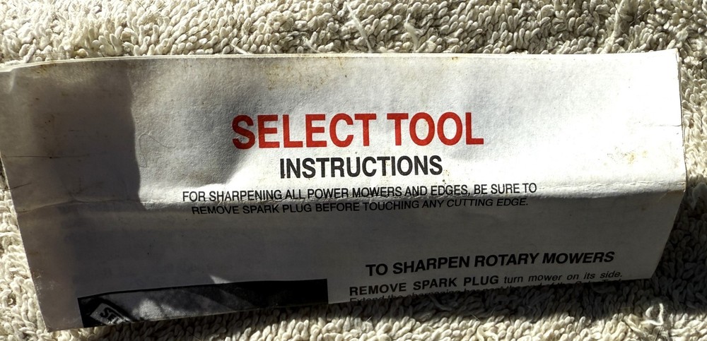 SELECTOOL AND MASTER SHARPERER