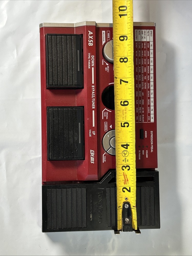 Korg AX5G Multi-Effects Guitar Effect Pedal FX Modeling Signal Processor