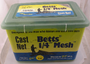 Betts 25-4 4 Ft. Pro Series 1/4" Mesh Cast Net