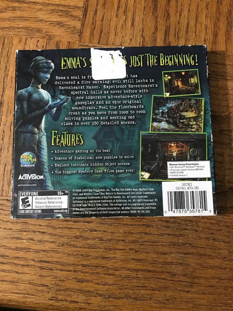 Mystery Case Files Return To Ravenhurst PC Game