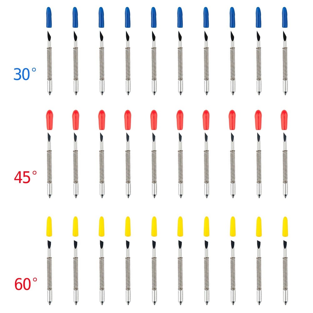CB09 CB09U Blade Holder Base Compatible with Graphtec ， 30 Pcs Blue