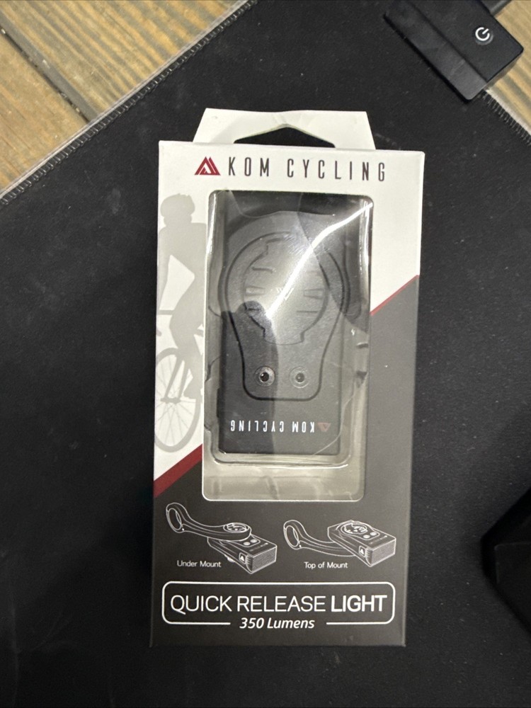 KOM Headlight 350 Lumens, Rechargeable, Adjustable