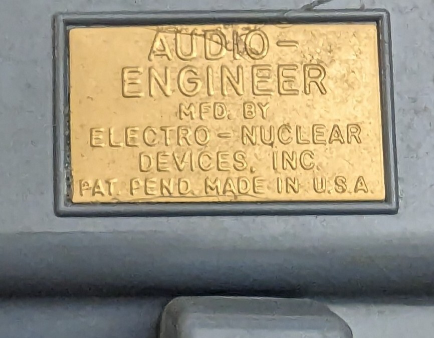 Audio Engineer Voice Electric Train Controller Electro-Nuclear Inc with Box