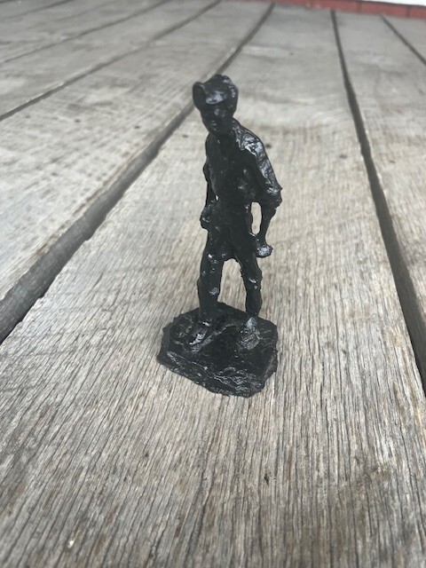 Handcrafted By Kentucky Artisans From Coal  Small Working Coal Miner