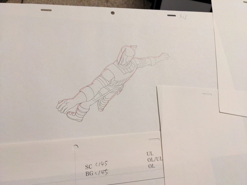Marvel animation cels Production Art Marvel Comics AVENGERS ASSEMBLE GALACTUS AA