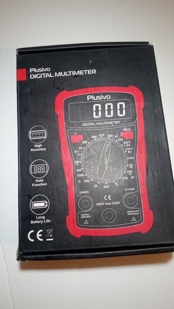 plusivo digital multi meter high accuracy tool.