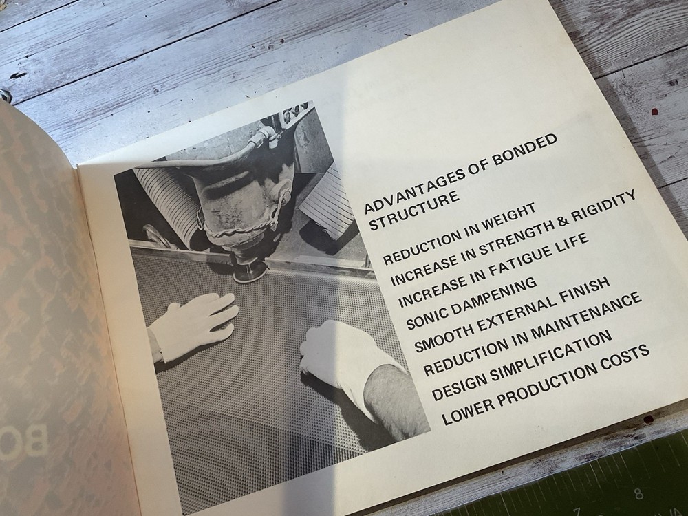 ORIGINAL 1971 REPUBLIC AVIATION BONDED STRUCTURE TECHNOLOGY CAPABILITIES REPORT