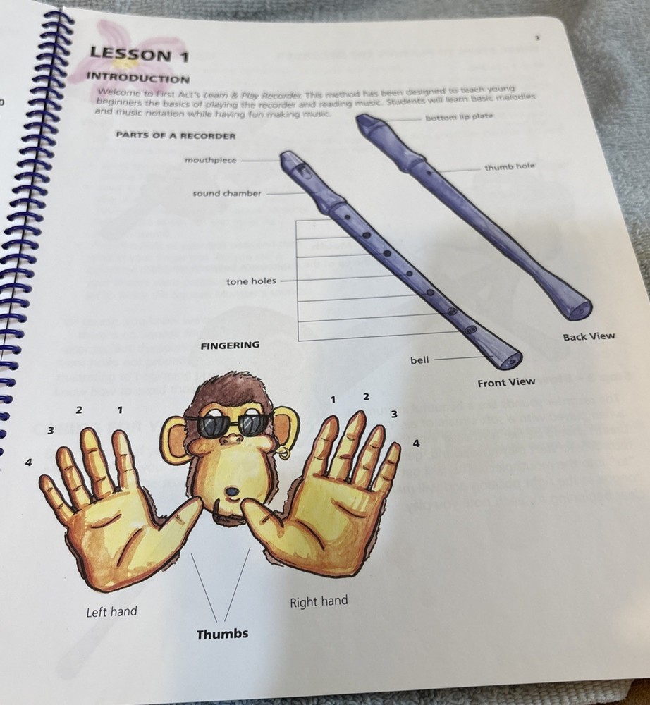 First Act Learn and Play Recorder. 2002