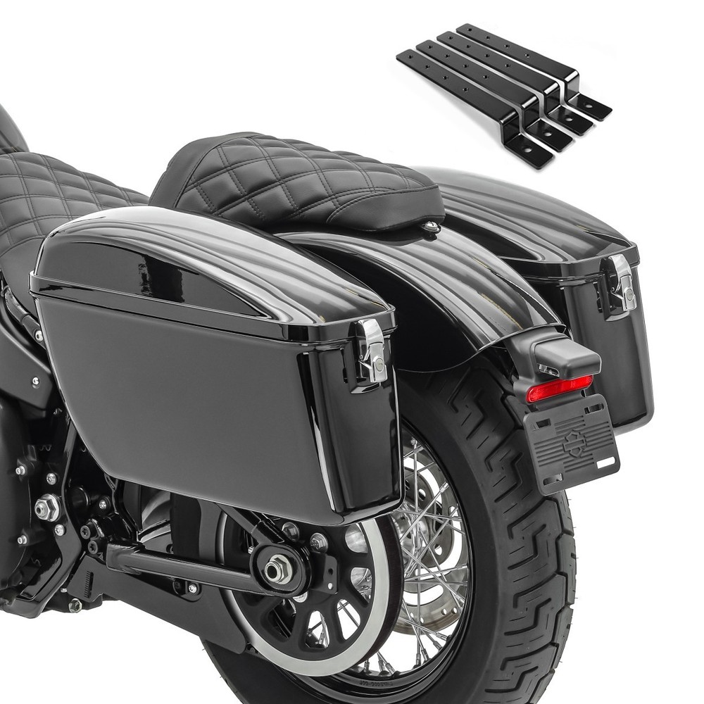 Hard saddlebags DL with fixation kit for Cruiser CB34583