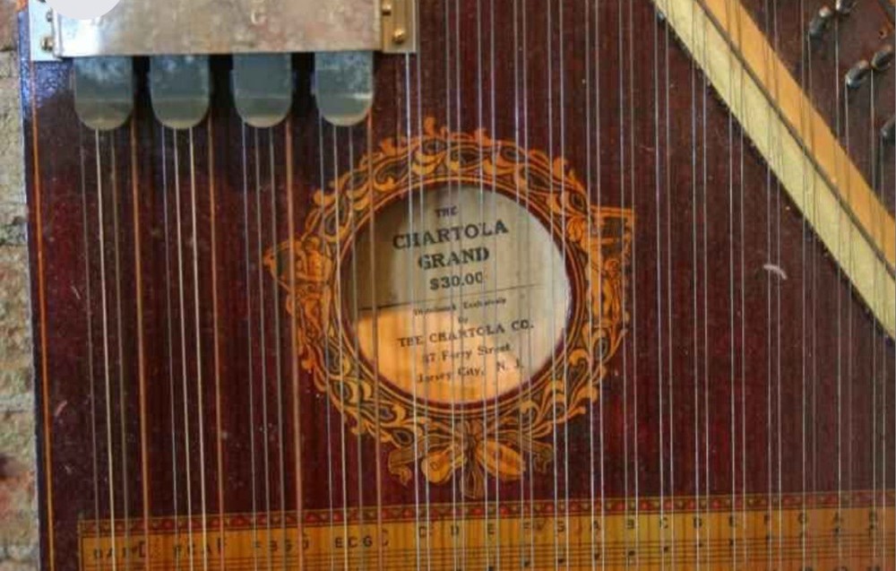 Vintage Chartola Grand Auto Harp