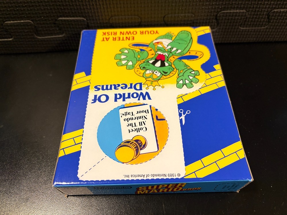 Super Mario Bros fruit snacks - Empty custom design display box