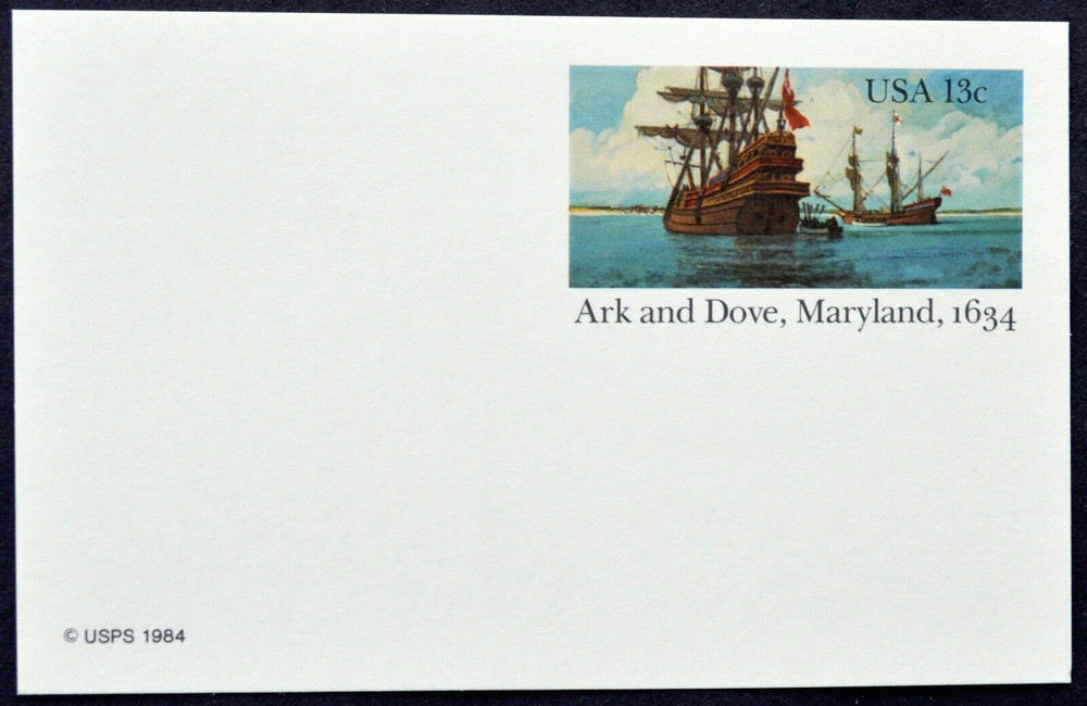 1984 US Sc. #UX101 postal card, 13 cent, mint, sharp corners, excellent shape