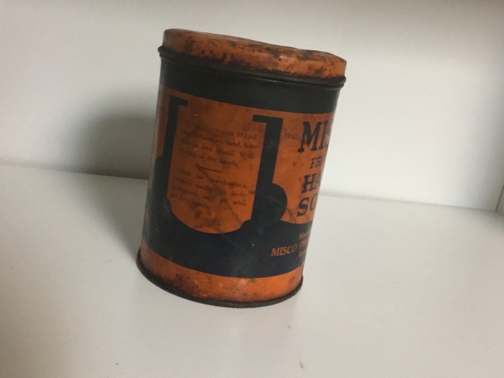 Vintage Misco hand soap can