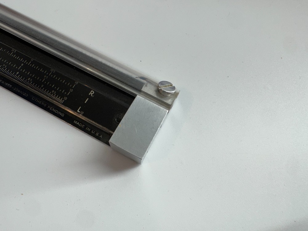 VTG Gerber Variable Scale TP007100B Engineering Slide Rule & Leather Case READ