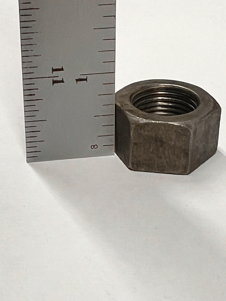 (2) 3/4-16 Left Hand Thread Hex Nut Finished Fine Thread Plain Steel .75-16 UNF