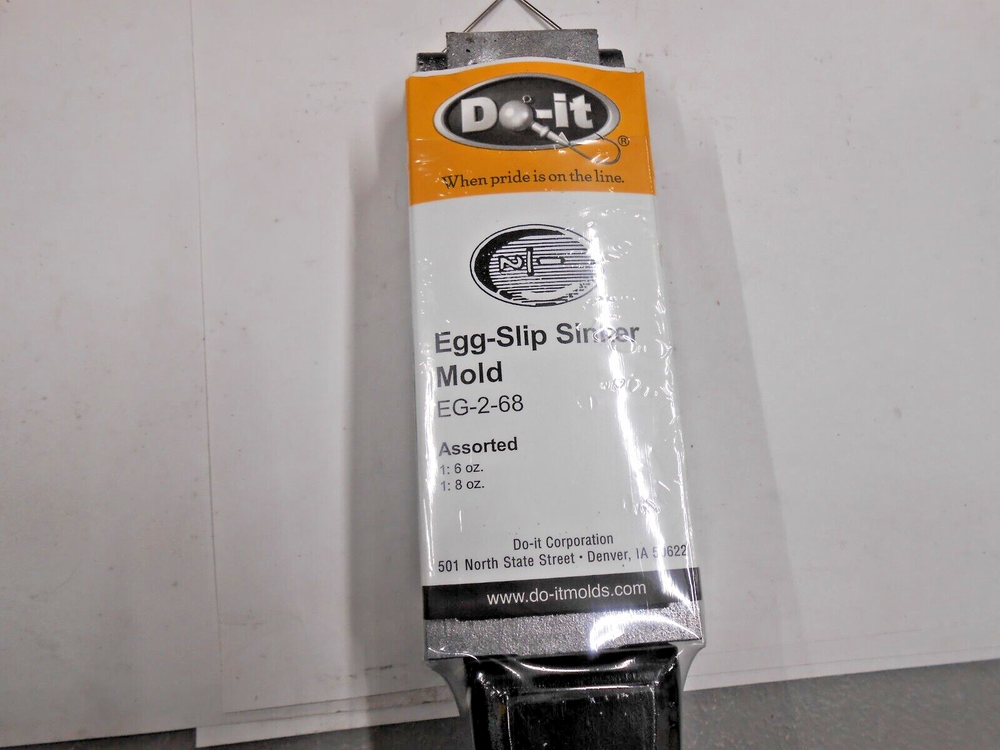 1174 DO-IT EGG SINKER MOLD 6 & 8 oz