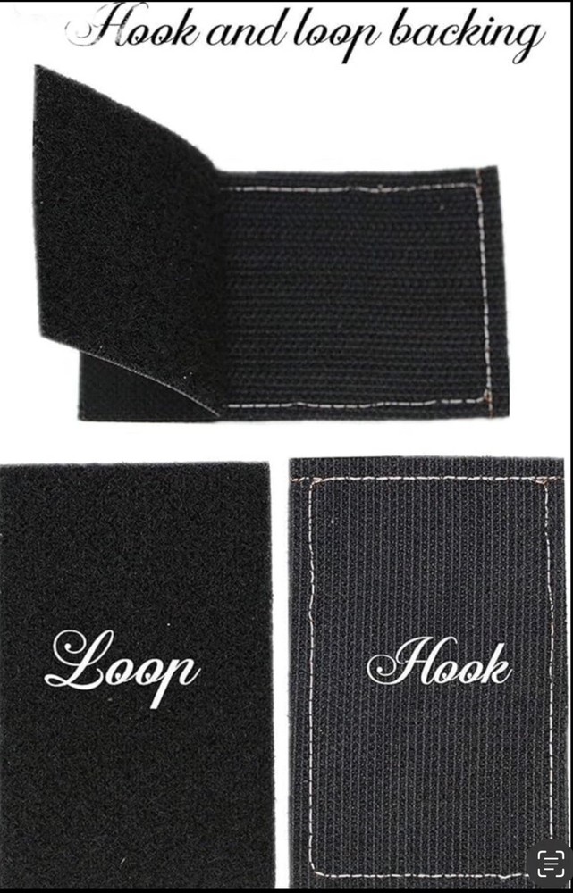 American Flag Black Silver/Gray Patch Morale Patch Hook and Loop Backing