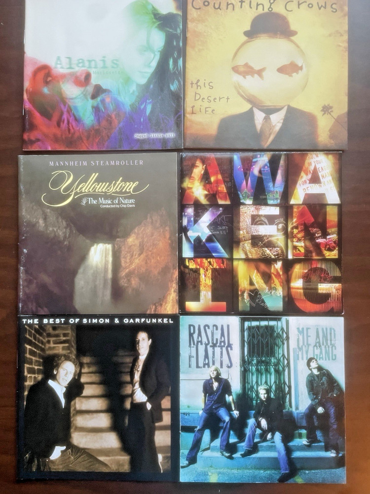 Wondeful Ephemera CD Artwork Inserts Liners Booklets Journal