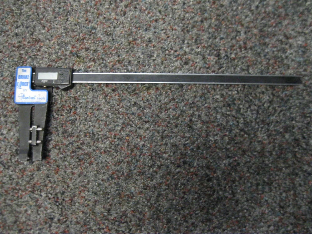 CENTRAL TOOLS BRAKE FORCE ROTOR GAGE Used missing battery cover