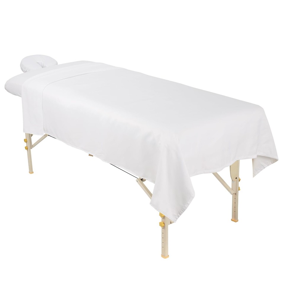 ForPro Professional Collection Premium Microfiber 3-Piece Massage Sheet Set, ...