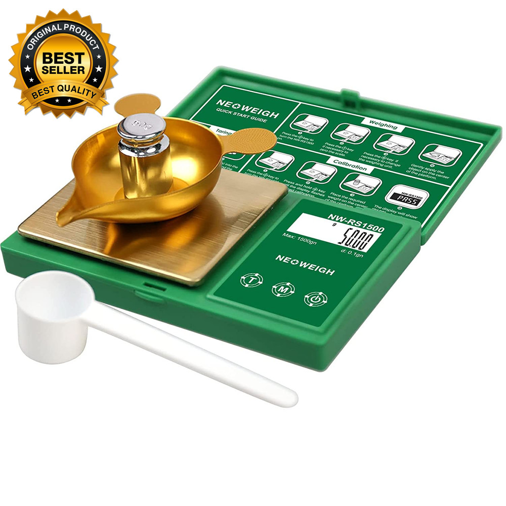 Reloading Scale Powder Scale for Reloading, 1500 Grains X 0.1 Gn