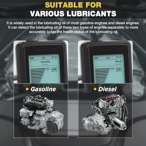 Engine Oil Tester - Gasoline Diesel Engine Oil Quality Analyzer - High