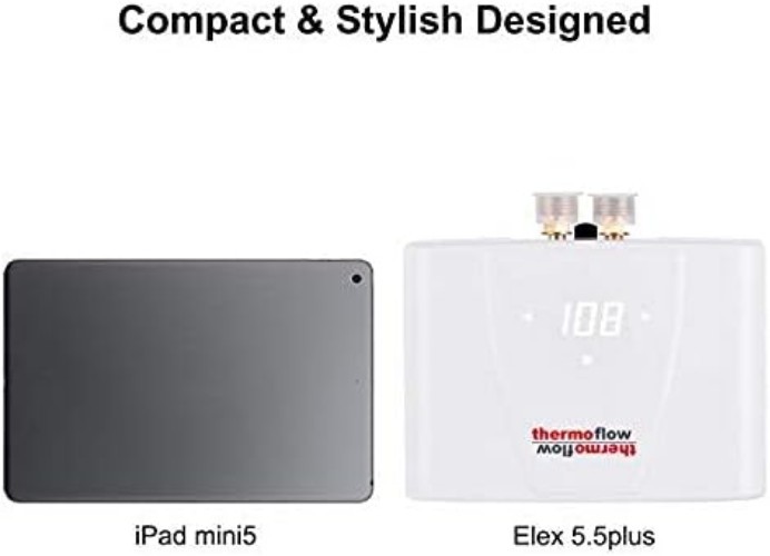 240V Electric Mini Tankless Water Heater Point of Use On Demand Instant Hot W...