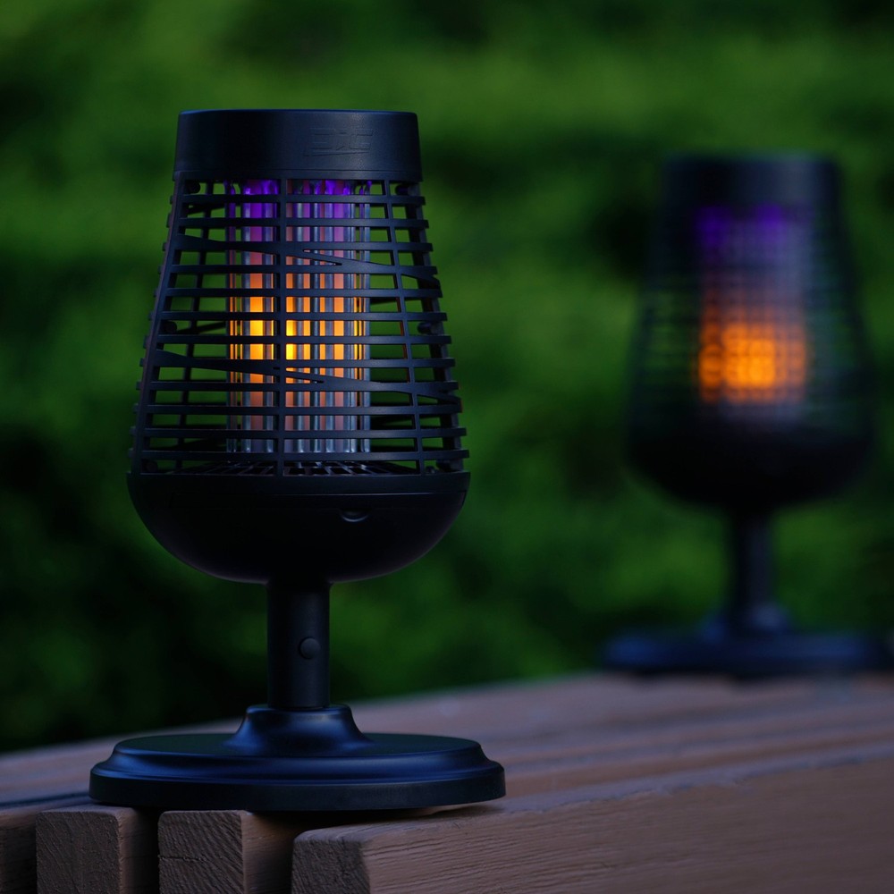 Flickering Flame Solar Bug Zapper Torch