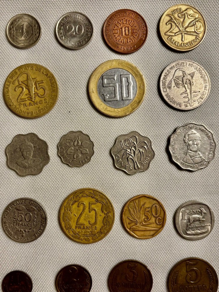 35 Assortment World Wide Coins.