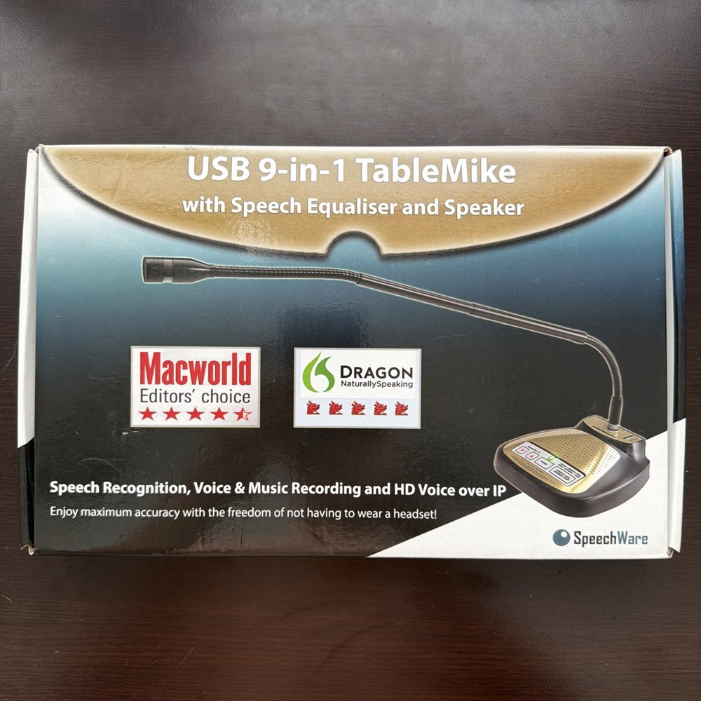 USB 9-In-1 TableMike with Speech Equaliser And Speaker