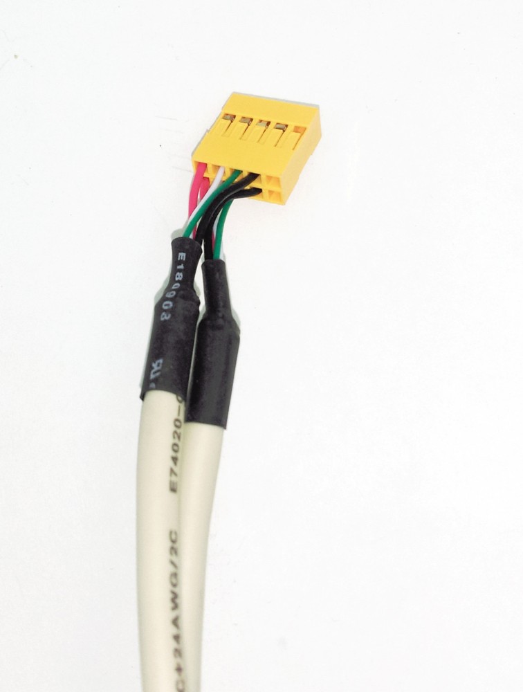 5-Pack: New Case Front Panel USB PCB to Motherboard Port Header Cable w/ Ferrite