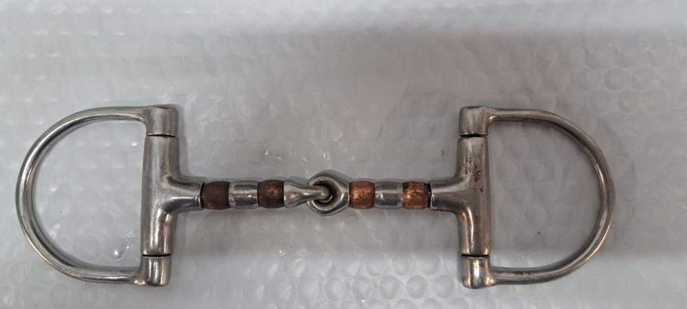 Egg Butt Snaffle Bit Horse Riding with Copper Roller