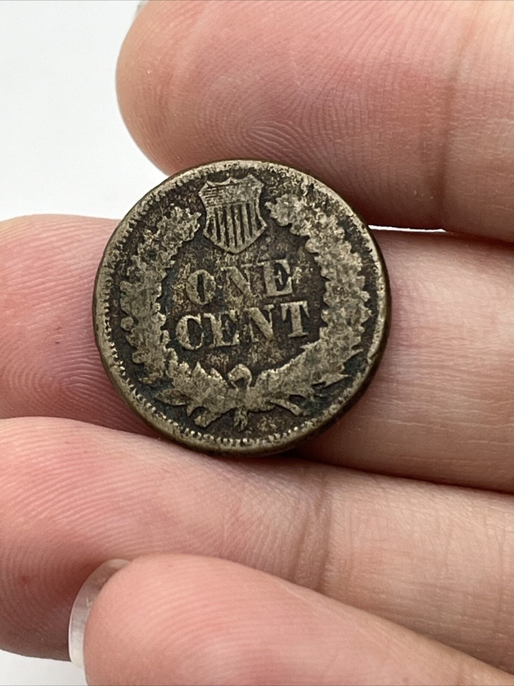 1863 1C Indian Cent #0697