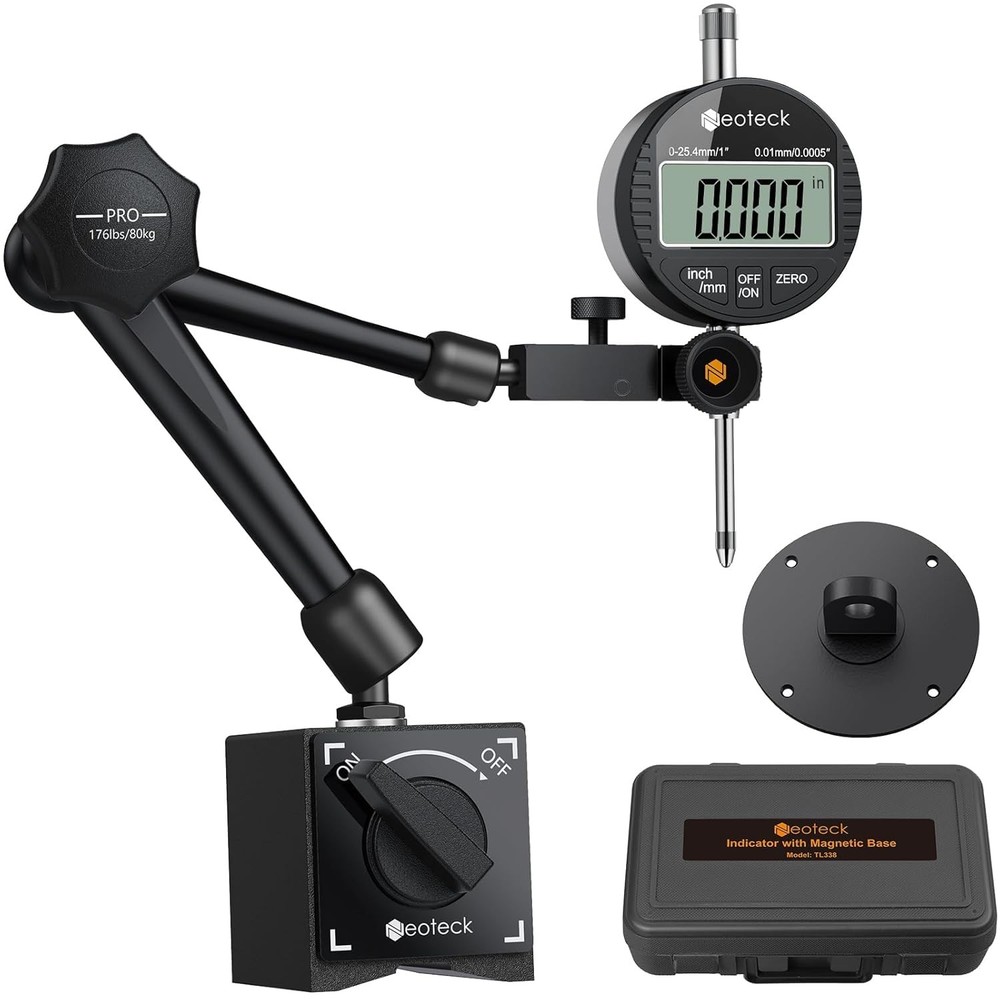 Neoteck 1" Digital Dial Indicator Set +