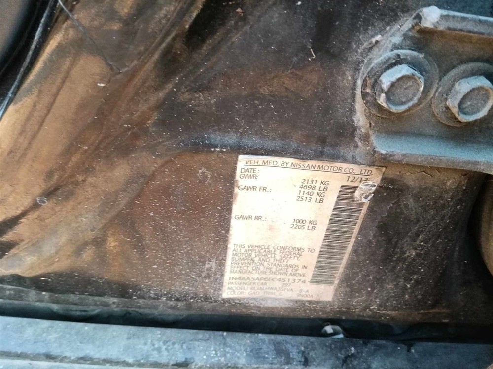MAXIMA 2014 Fuse Box Cabin 6752