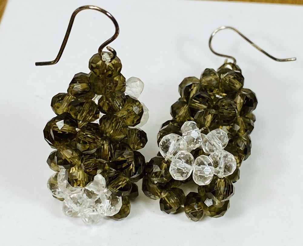 hand crafted beaded earrings