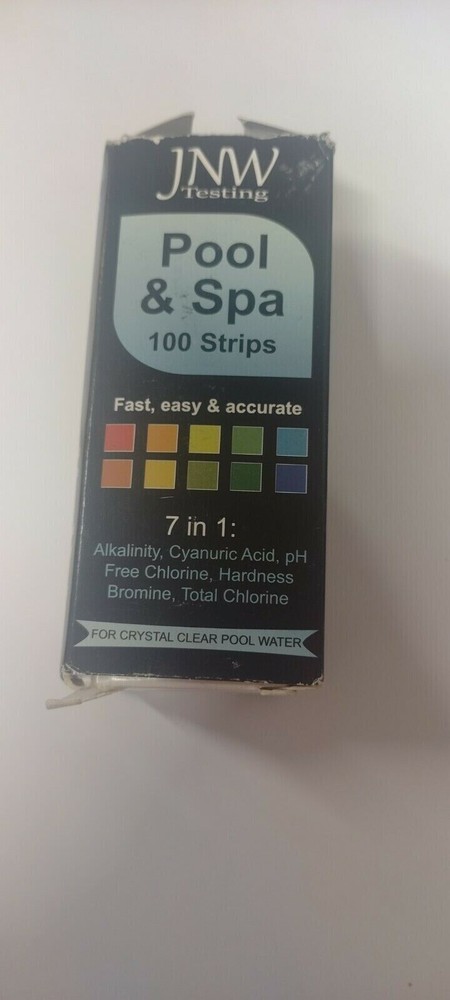 Pool and Spa Test Strips / 100 Strip Pack/ JNW/Testing Direct