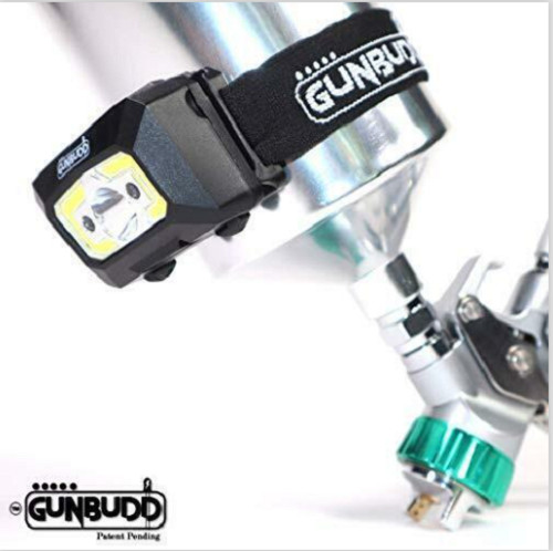 GunBudd LED Spray Gun Light – COB Flashlight Universal Auto Paint Tool