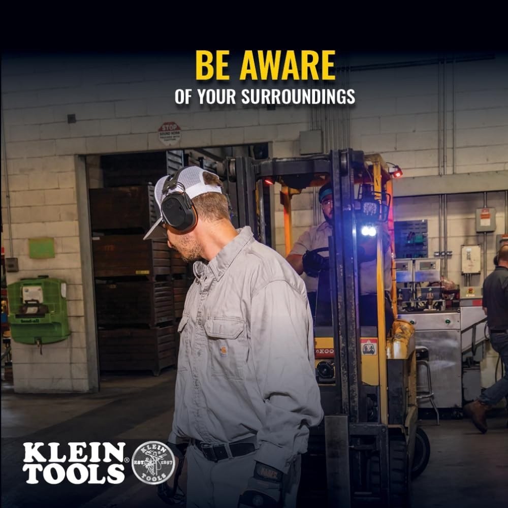 Klein Tools AESEM1S Smart Sense Bluetooth Hearing Protection Safety Earmuff