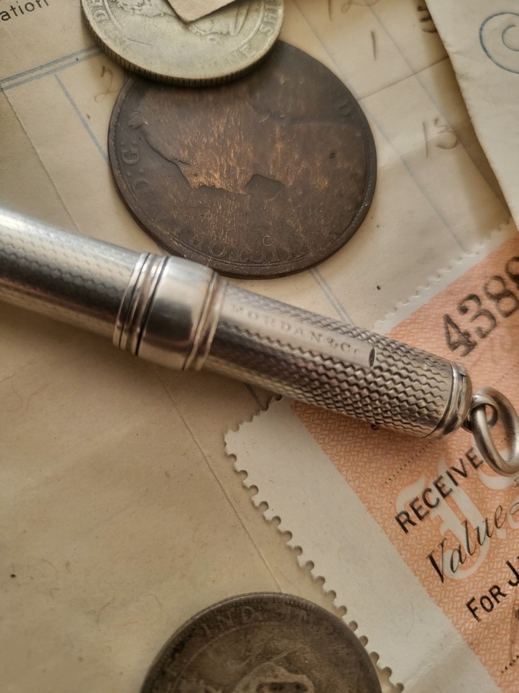 Antique Samson And Mordan Retractable Pencil Holder.