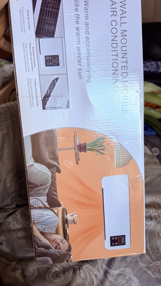 Wall Mounted White Air Conditioner Remote Control Digital Display Timer