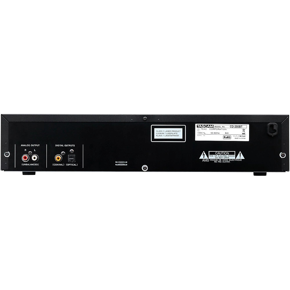 Tascam CD-200BT Professional CD Player with Bluetooth Receiver