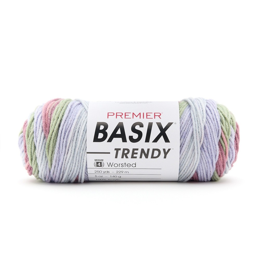 Premier Basix Trendy Yarn-Lavender Fields - 3 Pack