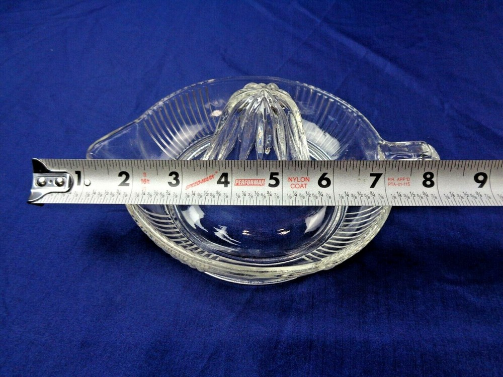 Vintage Clear Glass Juicer
