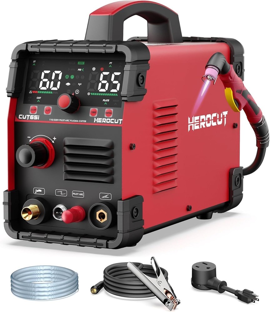65A Dual Voltage Plasma Cutter Machine with Non-Touch Pilot Arc Functionality
