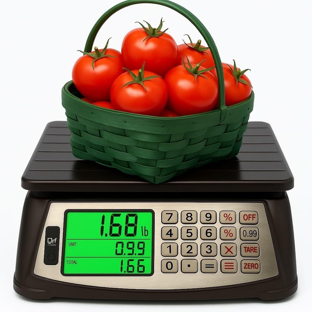 Price Computing Scale, Commercial Food Scale, Counting Function,66lb/30kg,1g,...