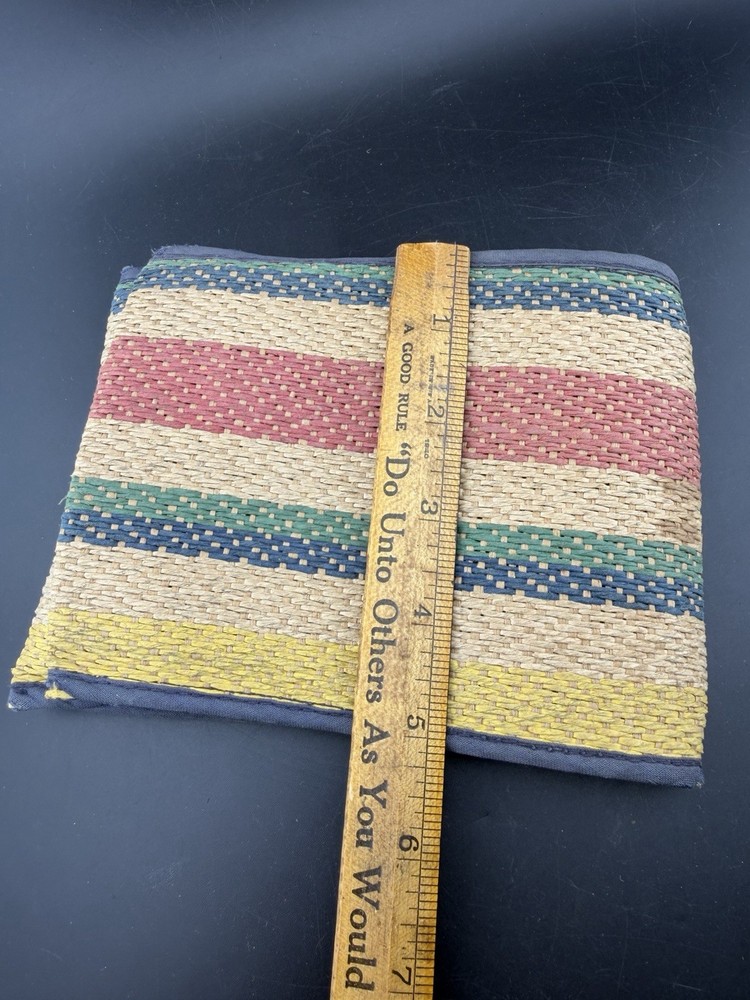 War Ration Books And Hand Woven Holder Case