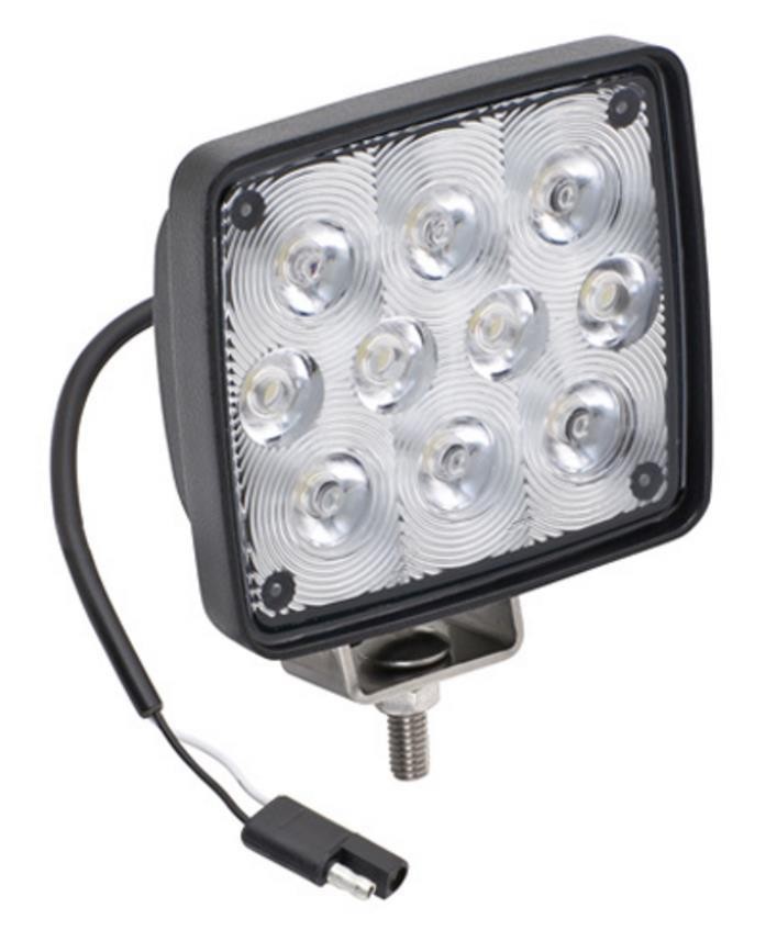 Cequent Rectangular LED Work Light - 10 Diodes - 54209-002