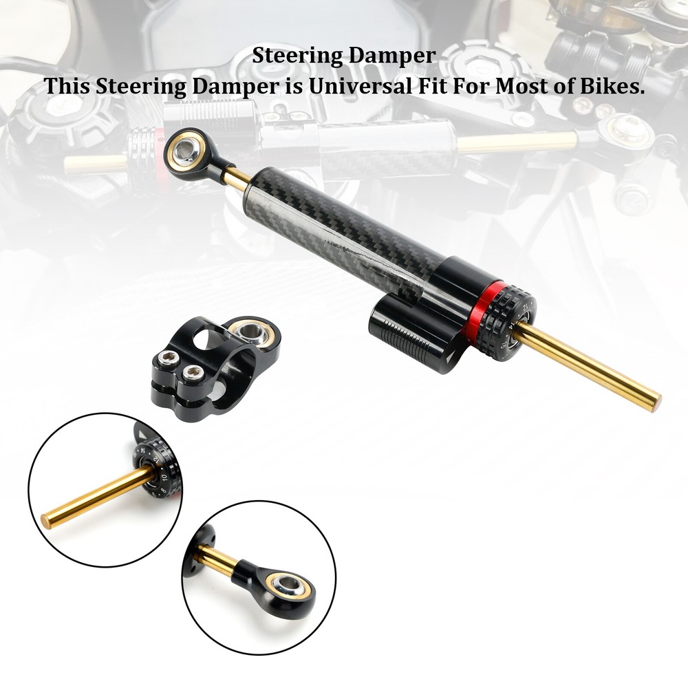 Steering Damper Stabilizer Bracket Mounting Kits For Universal Motorcycle USA HS